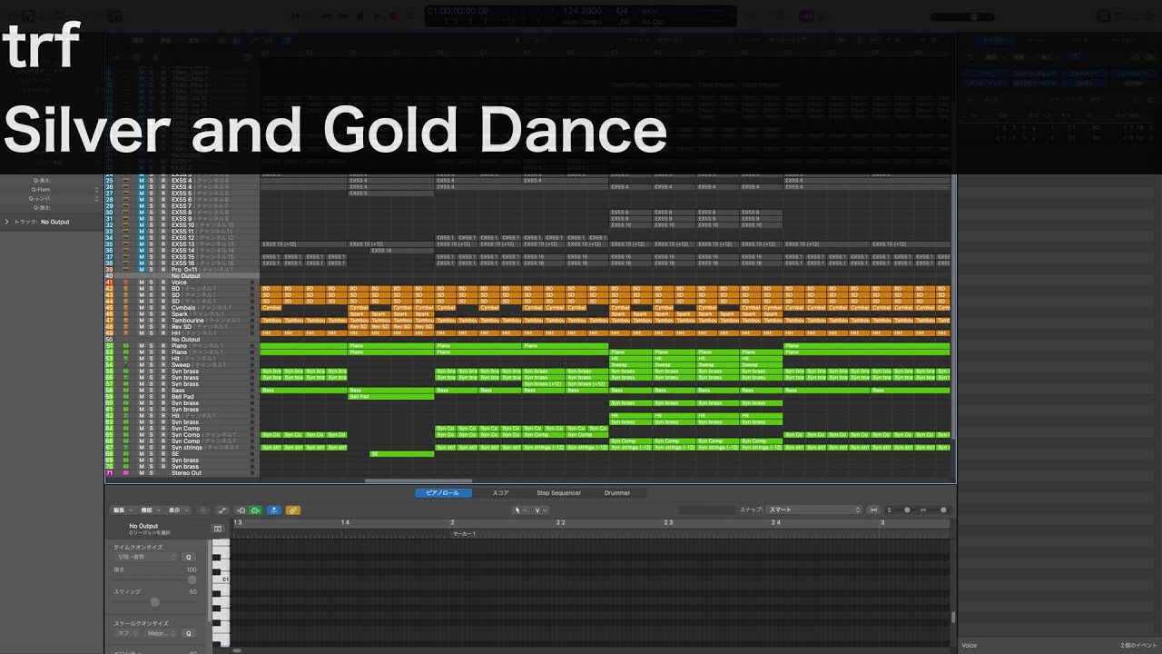 [耳コピ] trf Silver and Gold Dance [DTM/MIDI] 小室哲哉