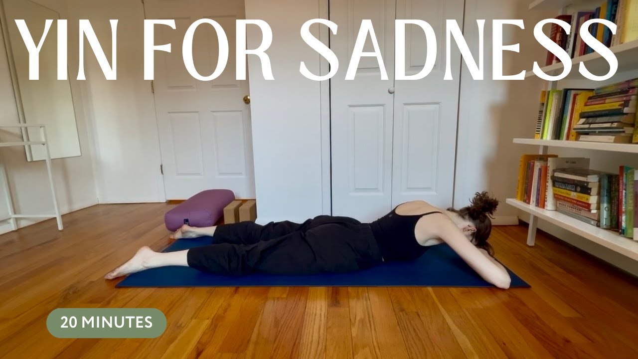 20 Min Yin Yoga for Sadness & Low Mood | Nervous System Reset
