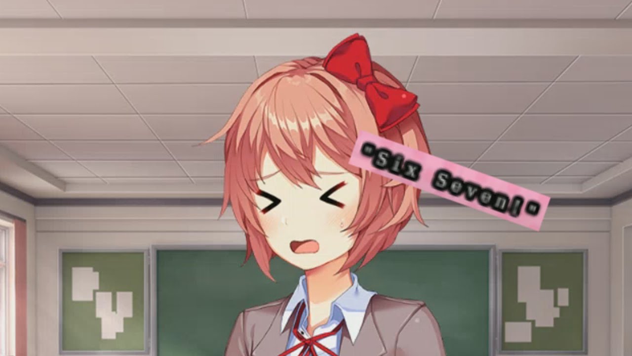 Sayori says six seven