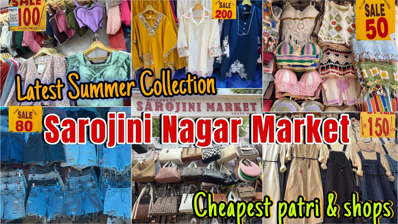 Sarojini Nagar Market Delhi📢| Latest Collection with shop no.😱| April 2025🛍️| Jasmine kaur