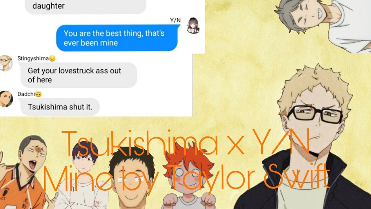Haikyuu Texts ~ Karasuno || Tsukishima x Y/N || 
