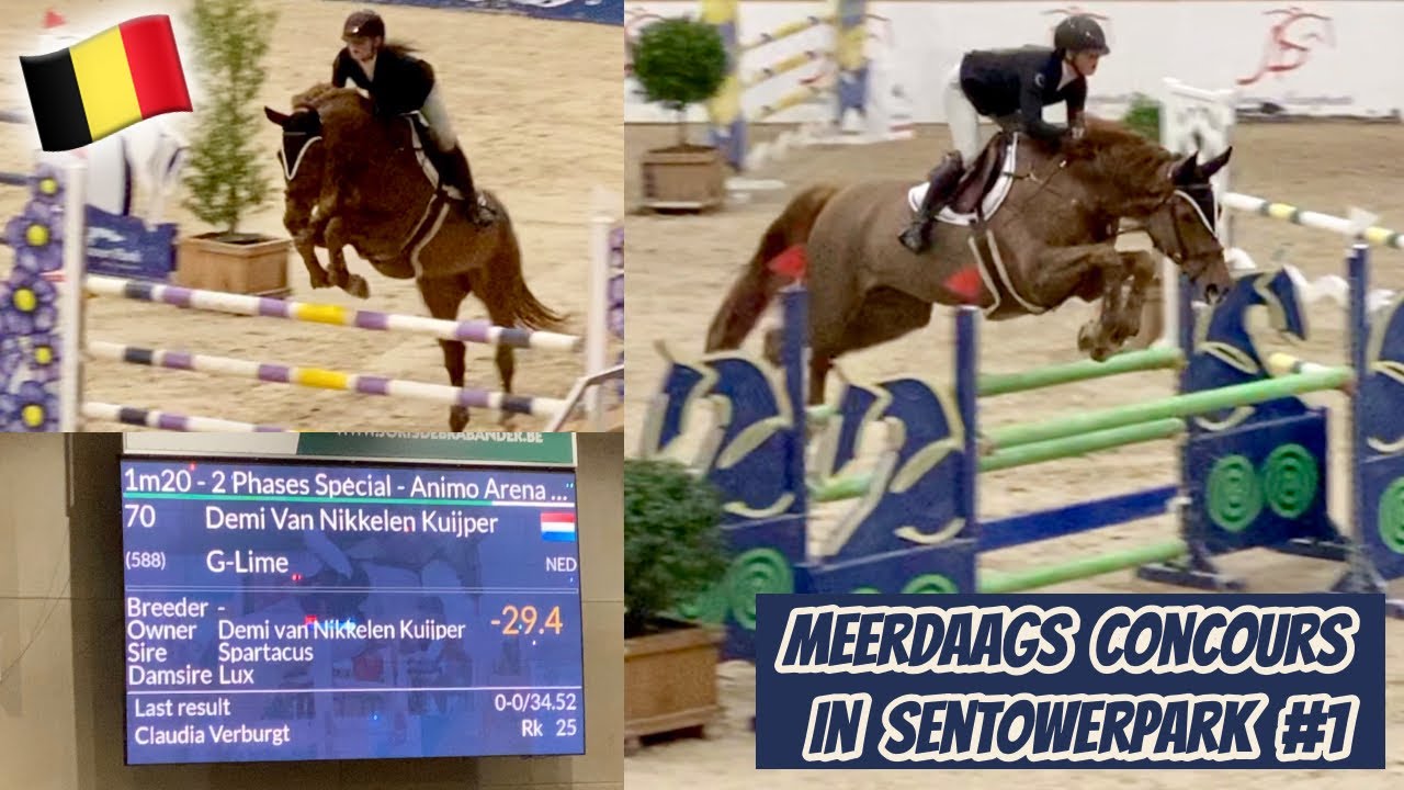MEERDAAGS CONCOURS IN BELGIE DAG 1 + WEDSTRIJD VOORBEREIDING | Vlog 75 | Demi van Nikkelen Kuijper
