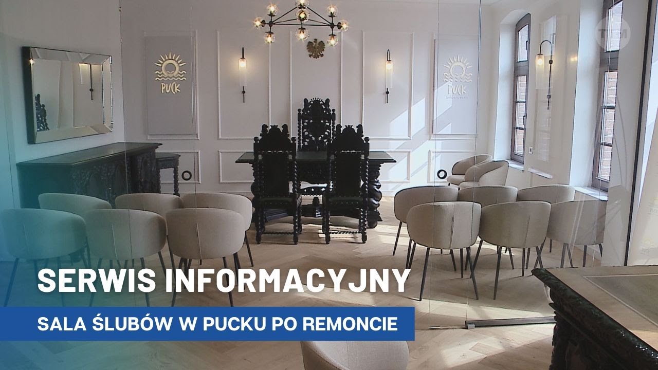 Sala ślub&oacute;w w Pucku po remoncie