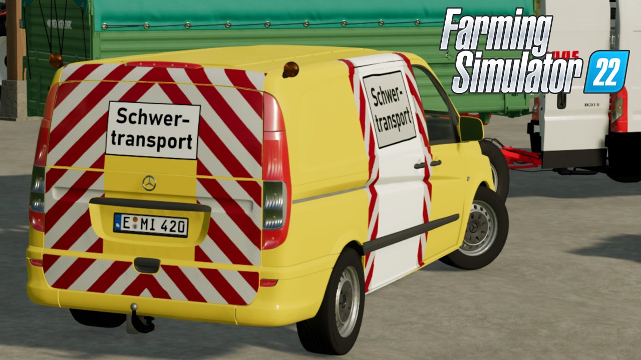 FS22 - Mercedes-Benz Vito W639r L2 - SCHWER-TRANSPORT - NEW Car mod for Farming Simulator 2022