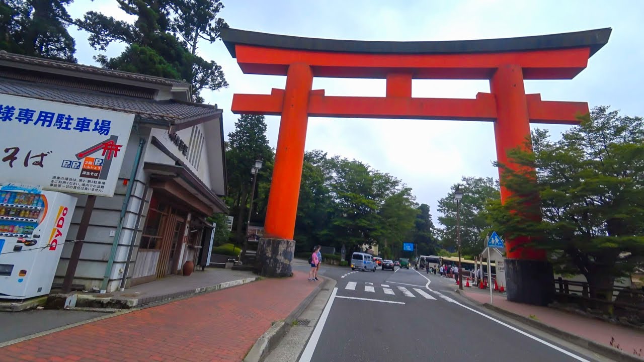 Japan: Hakone to Yokohama scenic drive 4k