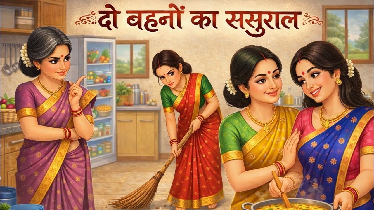 दो बहनो का ससुराल | दो बहनो कि कहानी |Moral Stories | Cartoon Story | Hindi Stories | Hindi Kahaniya