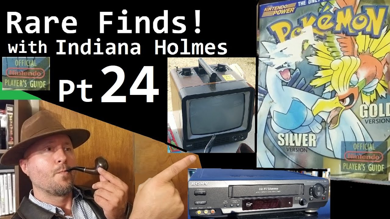 Rare Finds!  Episode 24 - Nintendo Power Strategy Guide, weird CRTs