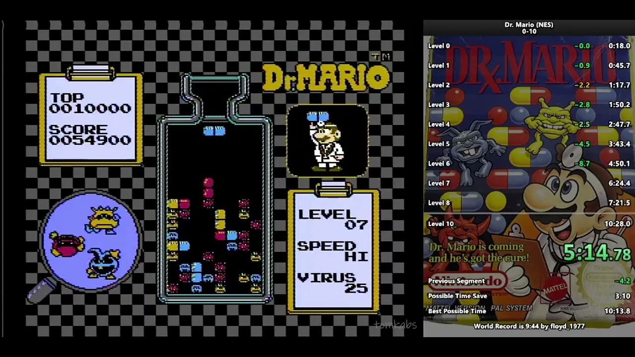 Dr. Mario (NES) - 0-10 - 10:09