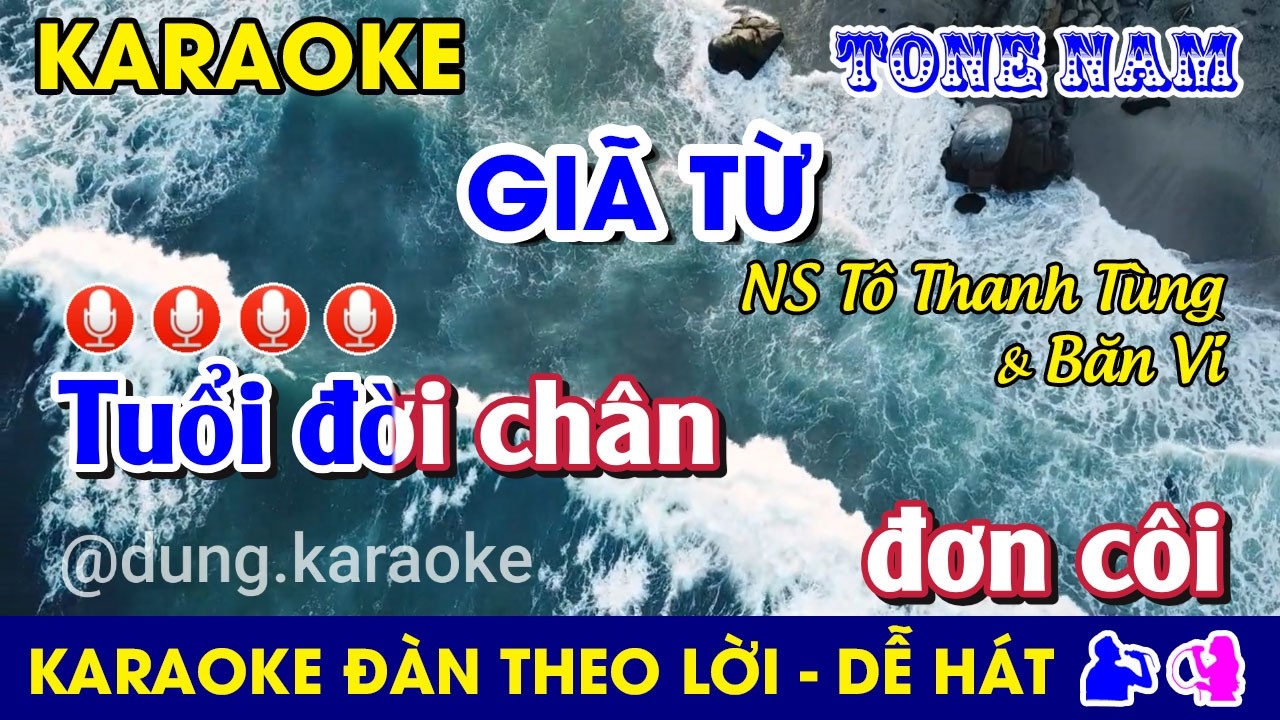 #Karaoke GI&Atilde; TỪ - Tone Nam (Am) Nhạc Sống #GiaTu #ToThanhTung #BanVi #bolero @dung.karaoke