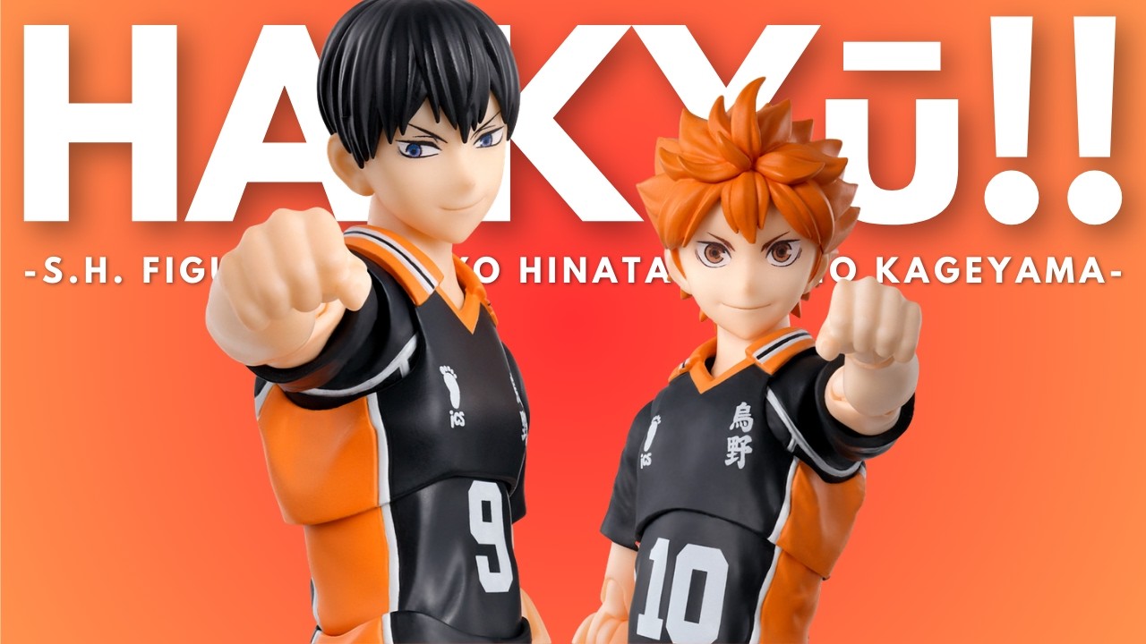 SH Figuarts Haikyū!! Shoyo Hinata & Tobio Kageyama Unboxing y Review