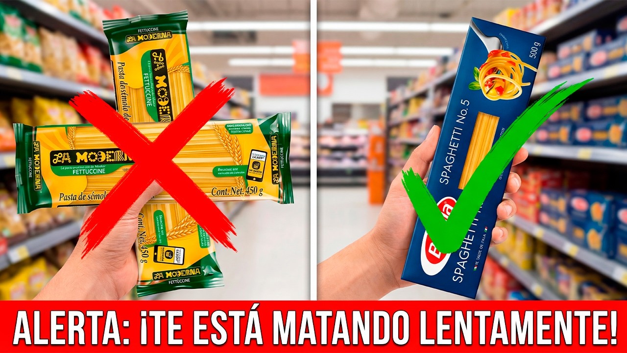 5 marcas de PASTAS que nunca debes comprar y 2 que si son recomendables