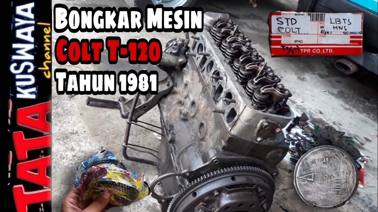 Ganti Ring Piston | Mesin Colt T-120 Tahun 1981
