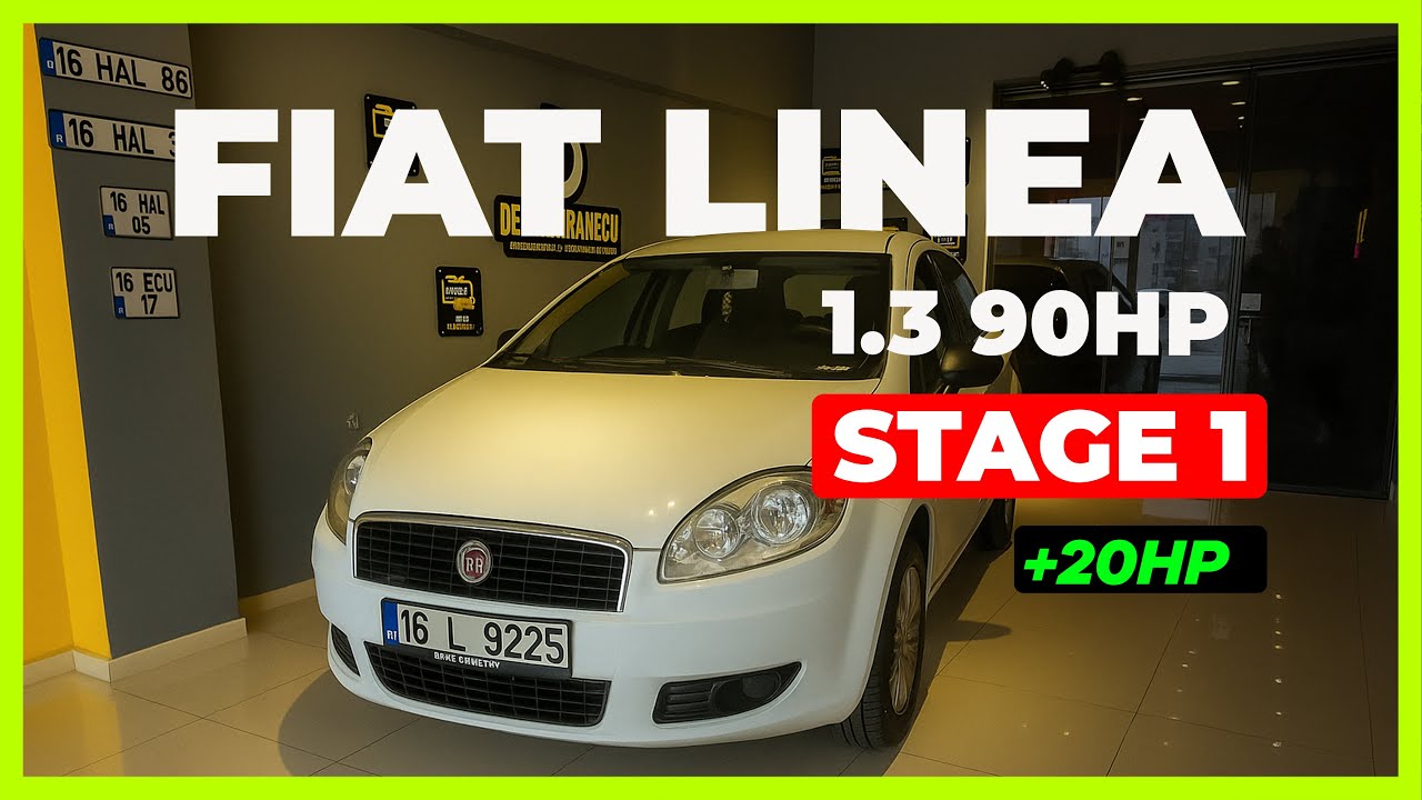 Fiat Linea 1.3 Multijet Stage 1 Yazılım | +20 HP Performans Artışı!