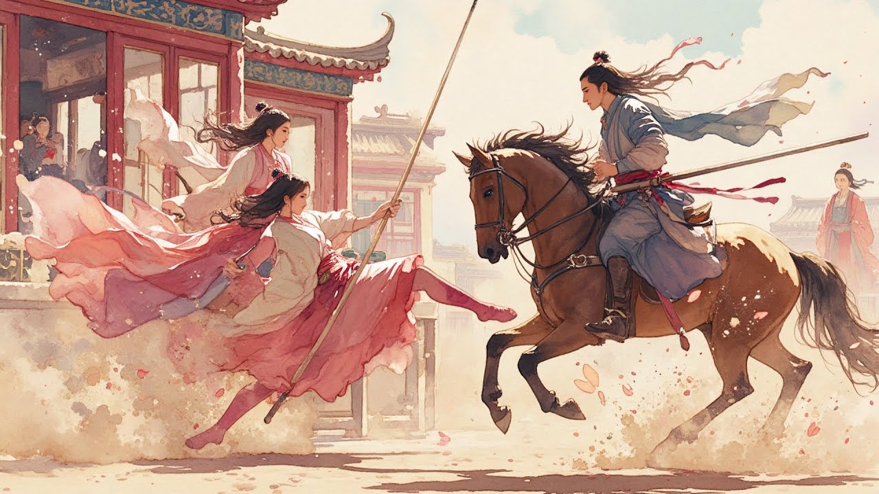 Durante el partido de polo, mi prometido, para permitir que la hija de su mentor ganara..|AI Ficción