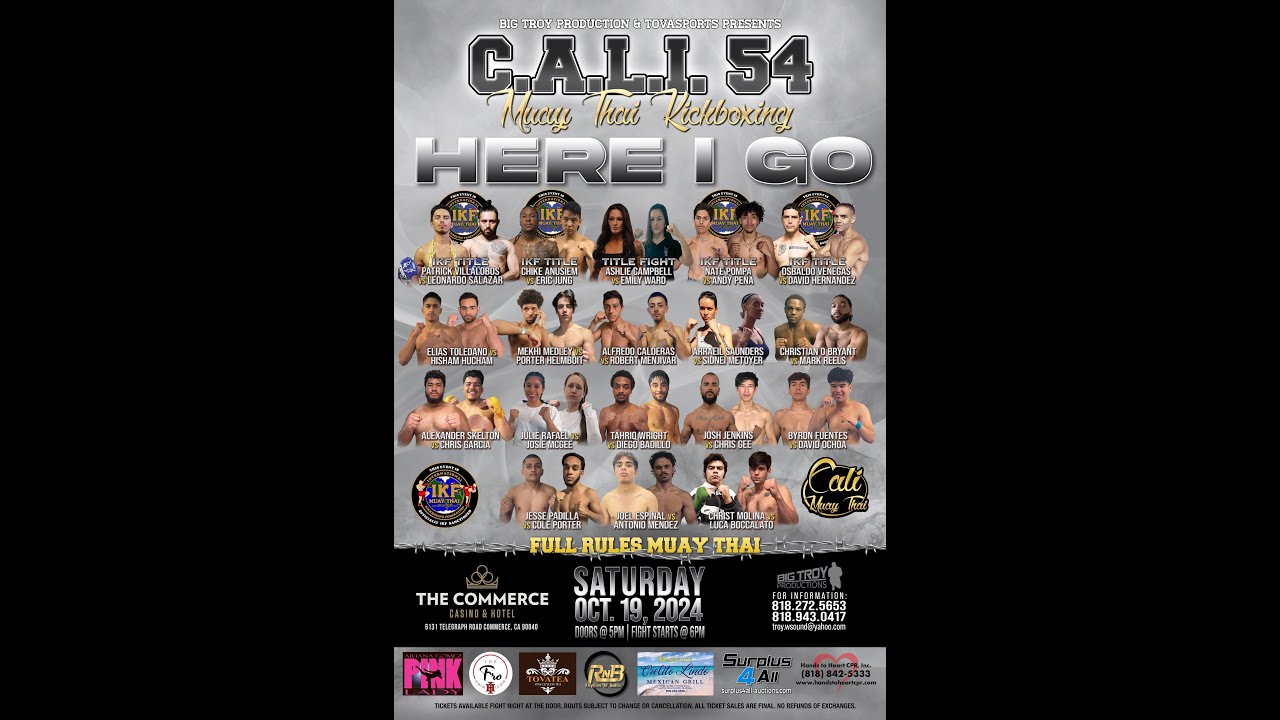CALI 54 RAW livestream