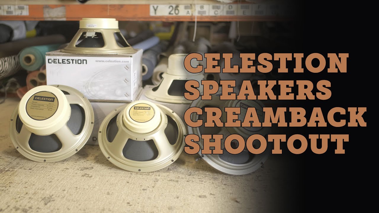 Celestion Creamback M, H, neo and Alnico cream Shootout Pt. 1