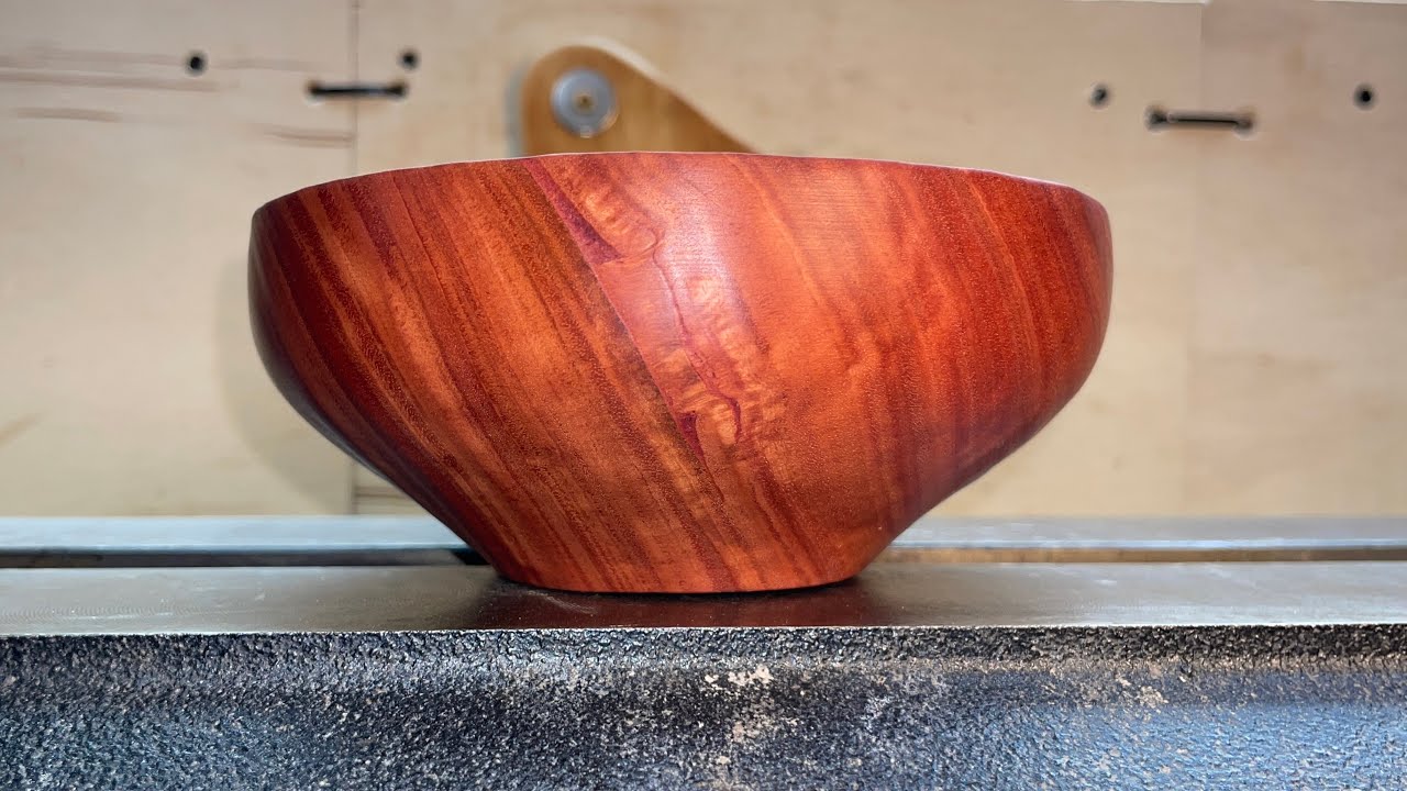 RED IRON BARK Bowl - Turned Wet To Let It Warp And Move As It Dries - So Therapeutic
