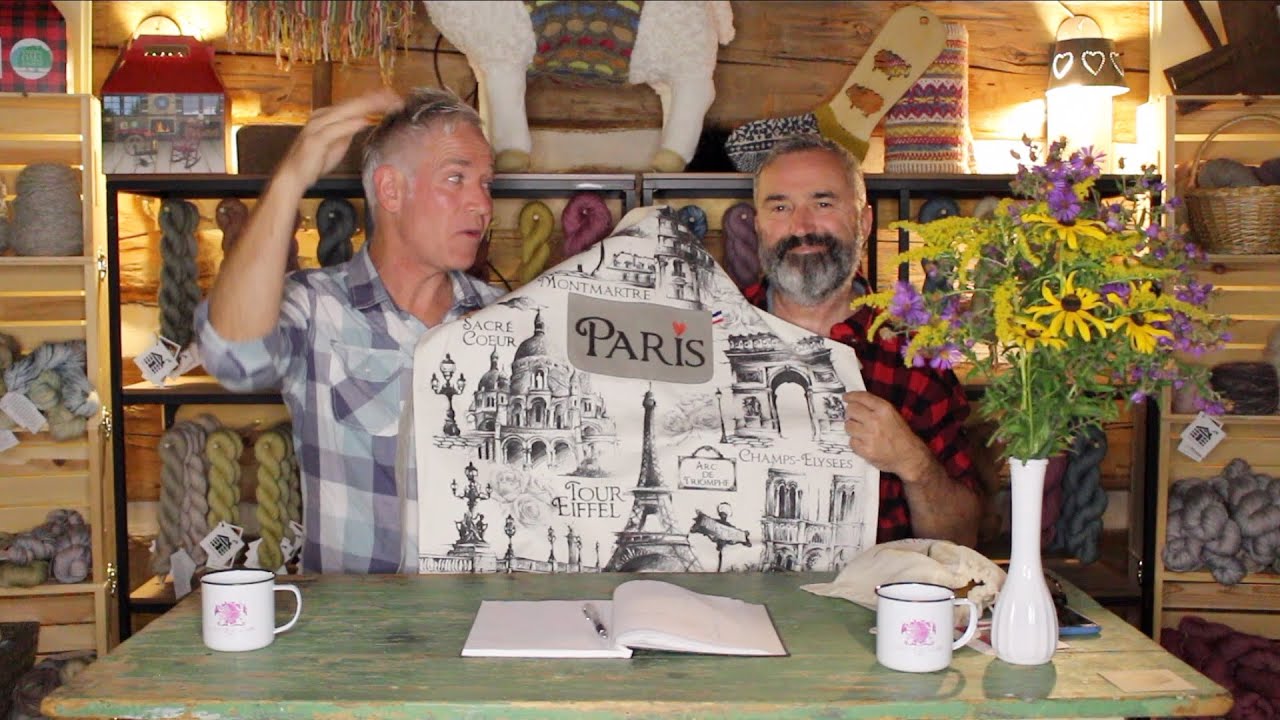 Paris yarn shops, French Yarn and Franklin Habit