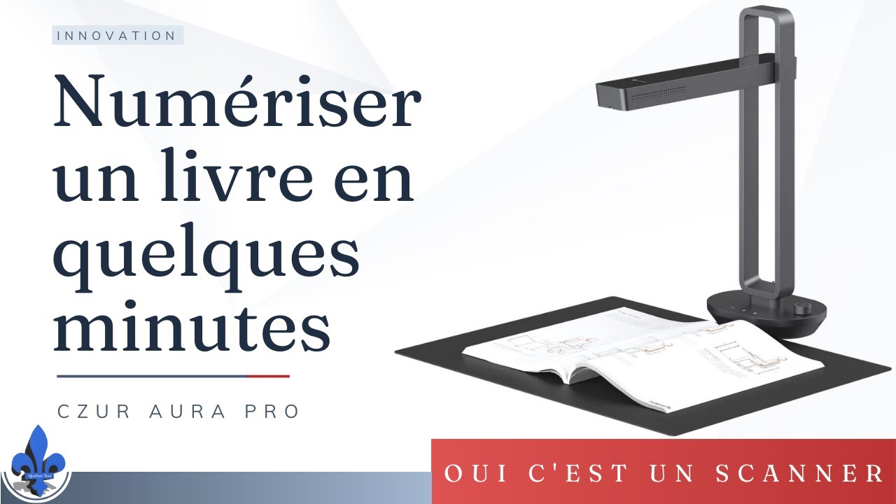 NUMÉRISER des livres facilement en quelques minutes avec CZUR Aura Pro