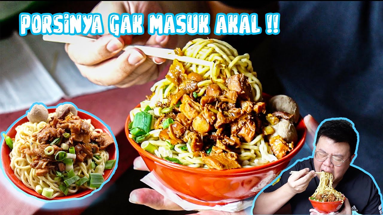 MANTAN SUPIR TRUK, JUALAN MIE AYAM PORSI MELEDUK.. HARGA NYA RP 12.000,- SAJA!!!