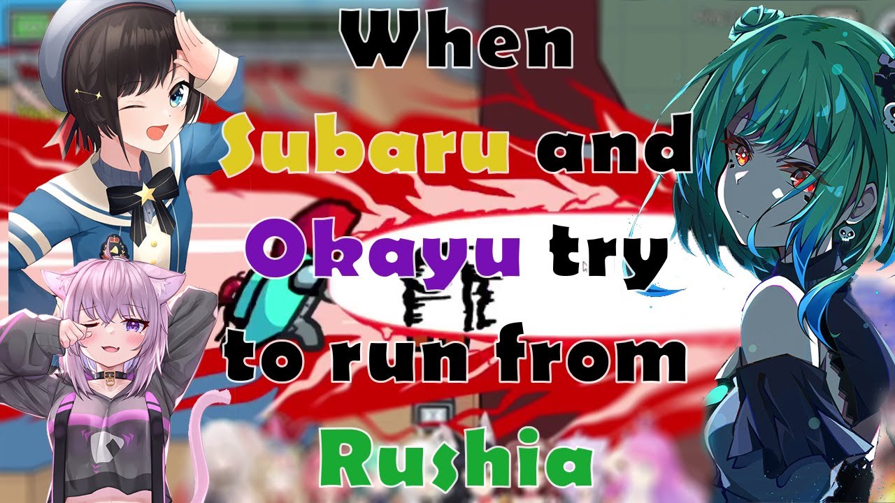 When Rushia become The Killer and playing Hide and Seek with Subaru and Okayu in Among Us Collabo