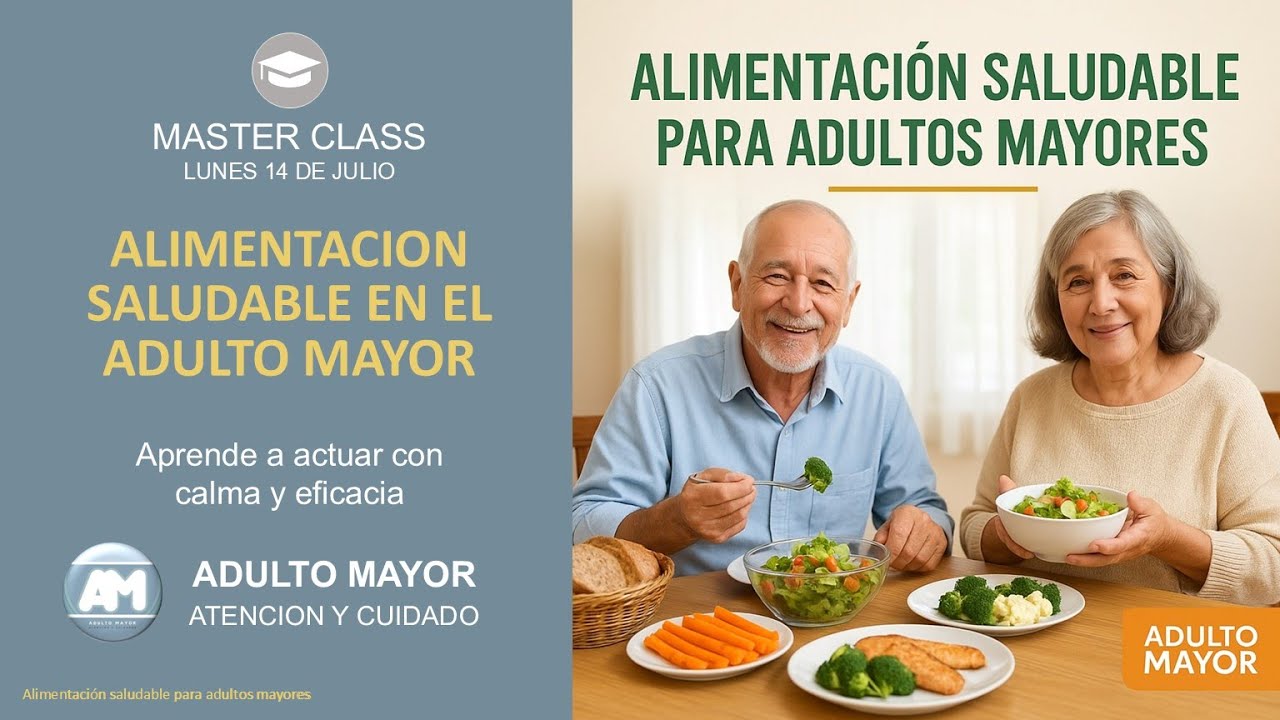 Alimentación saludable para adultos mayores