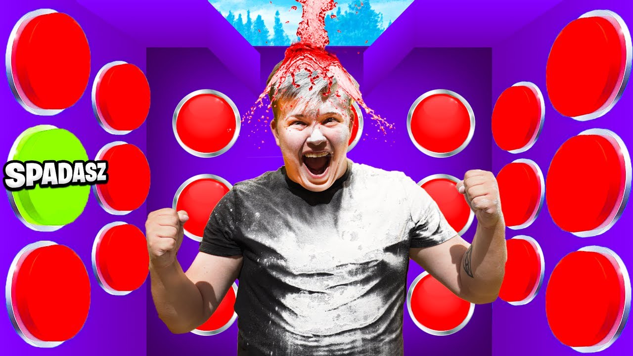 Nie wciśnij ZŁEGO PRZYCISKU PUŁAPKI CHALLENGE z EKIPĄ!