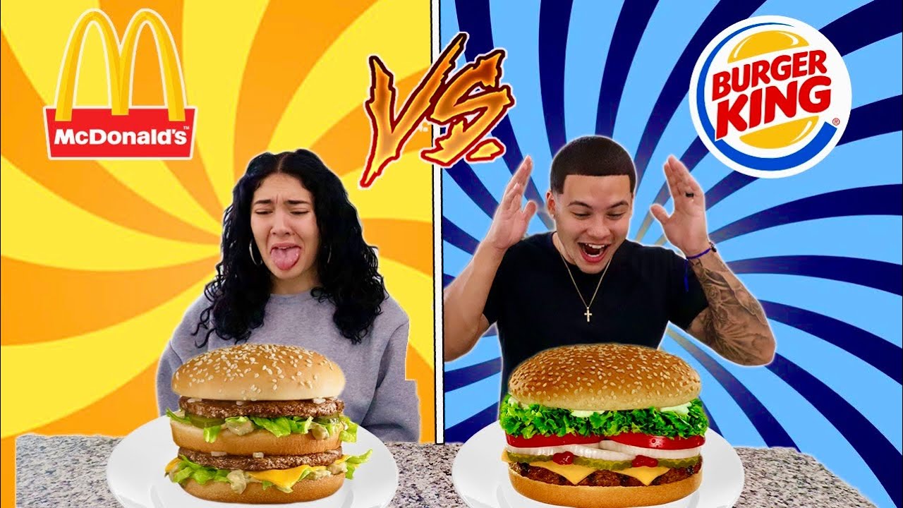 MCDONALDS против BURGER KING: ЕДИНСТВЕННЫЙ ЧЕЛЛЕНДЖ!