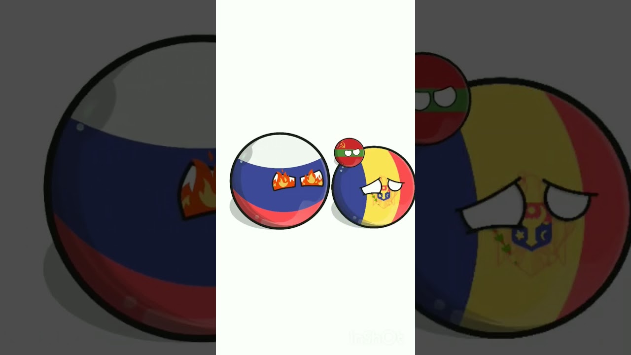 Russia attacks Moldova #popular #shortvideo #trends #countryballs #viral #europeancountries #russia