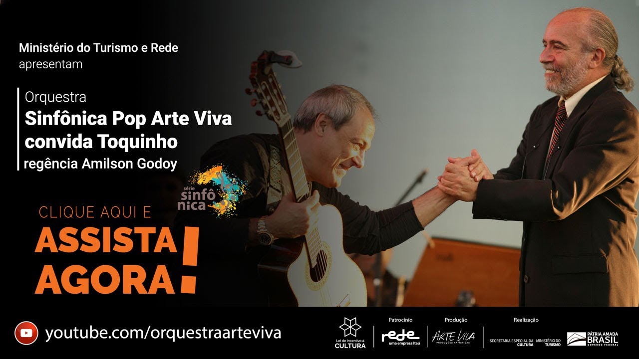 Lançamento | Sinfônica Pop Arte Viva convida Toquinho