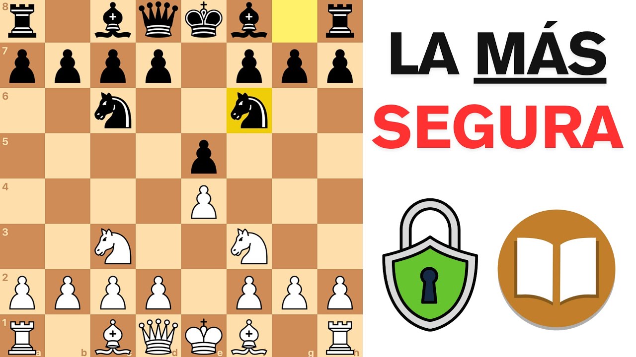 La Apertura más SEGURA en ajedrez♟️✅ (Muy Buena)