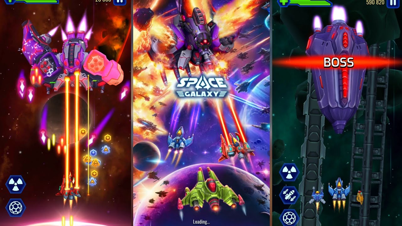 space galaxy all bosses