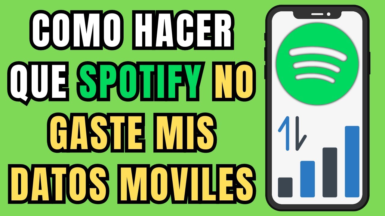 🟢👉 COMO HACER QUE SPOTIFY NO AGOTE MIS DATOS MOVILES  📶