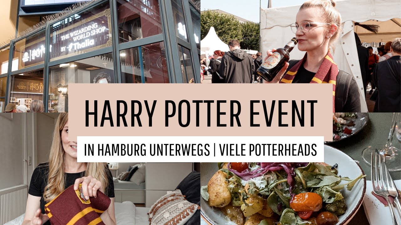 HARRY POTTER EVENT | In Hamburg unterwegs, viele Potterheads | VLOG