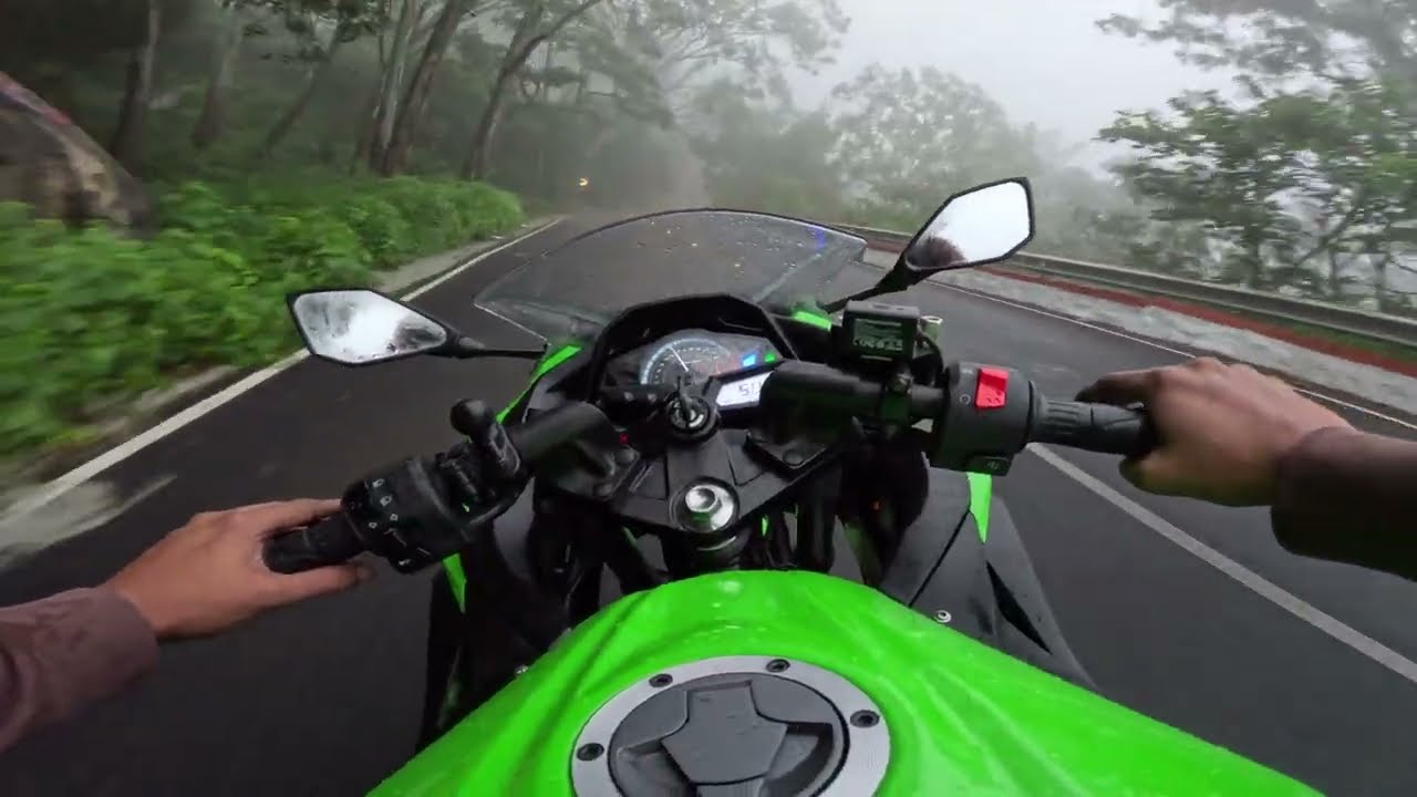 Ninja 300 Hill Challenge | Leaning Through Every Twist & Turn | RAW Engine Sound 4K 