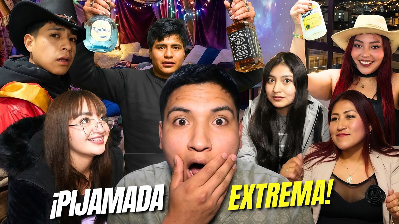 Decidimos hacer una pijamada extrema… 😳🔥 | Juegos, locura y hasta el amanecer