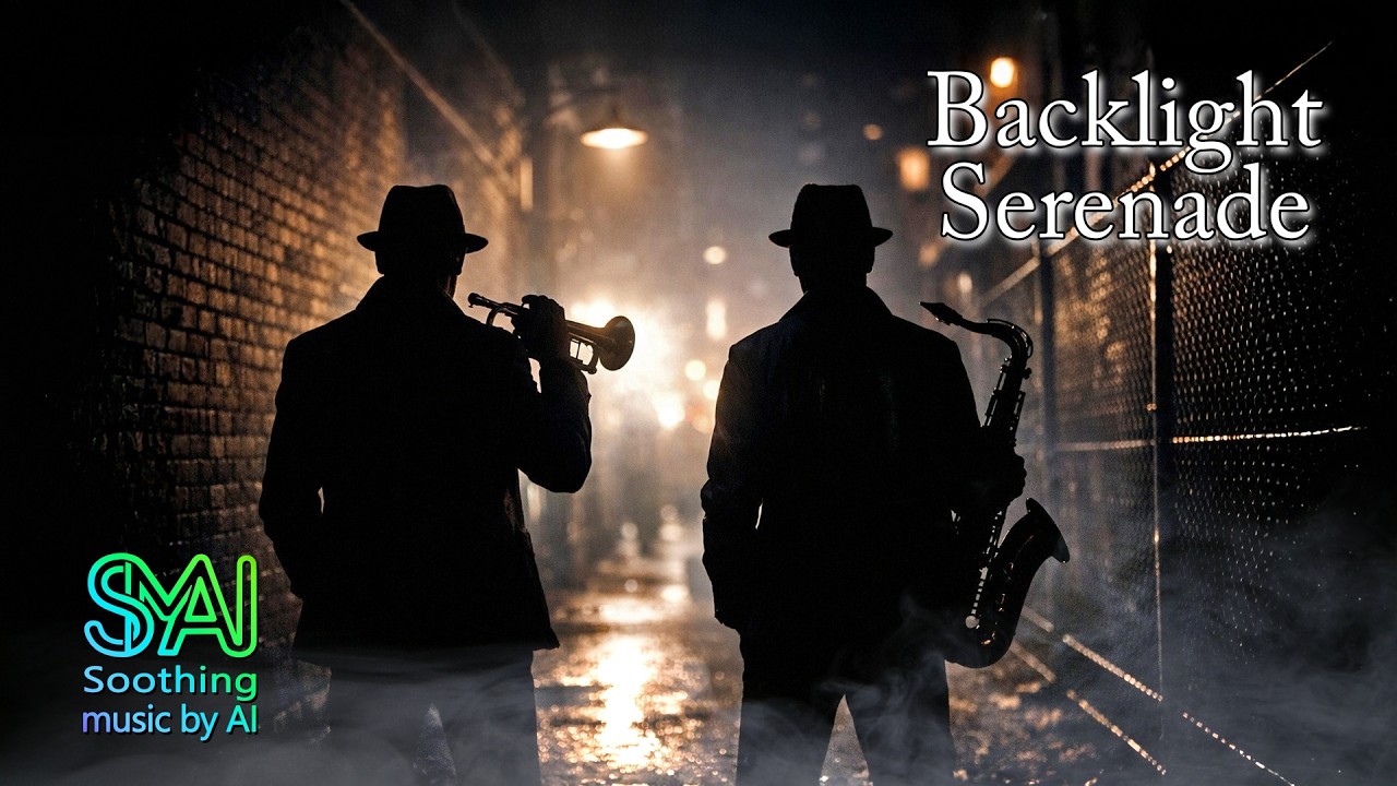 [ Night Smooth Jazz ] Backlight Serenade / Music played by AI