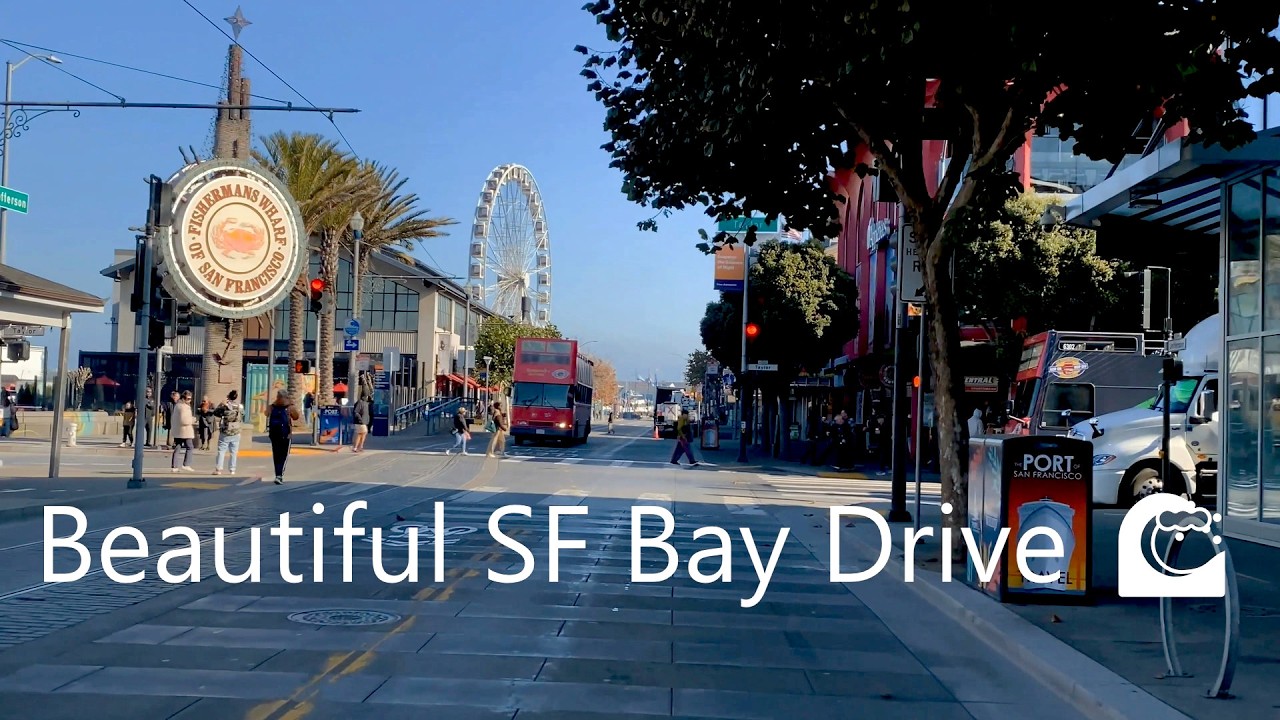 [4K 60FPS] How Scenic Is San Francisco&rsquo;s Waterfront Drive? 🌊 Marina Green to Embarcadero