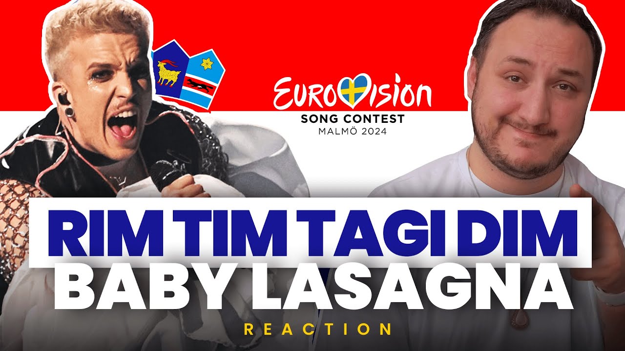 Baby Lasagna - Rim Tim Tagi Dim Reaction! | Eurovision 2024 Croatia 🇭🇷 | #UnitedByMusic