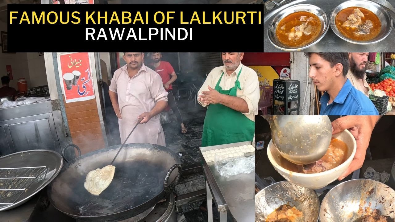 Famous Khabai food points of lalkurti Bazar rawalpindi| Ali Mohiuddin
