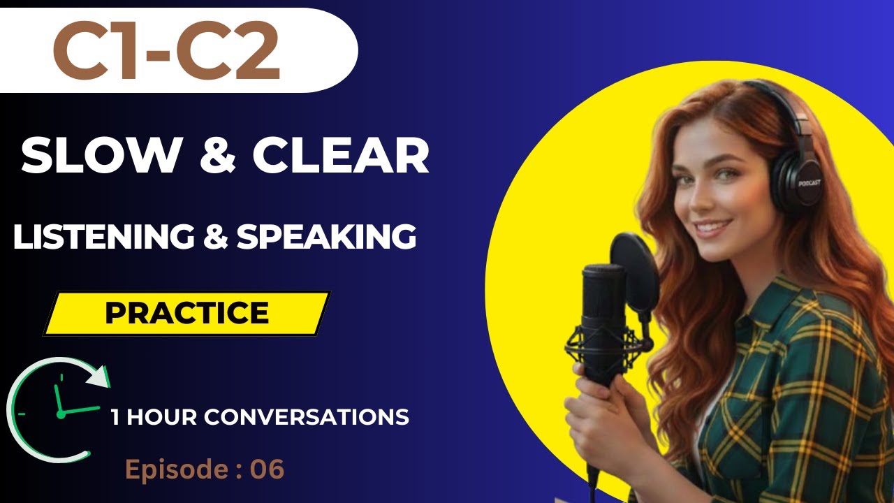 C1–C2 English Listening Practice | 1 Hour Advanced Podcast & Real Conversations