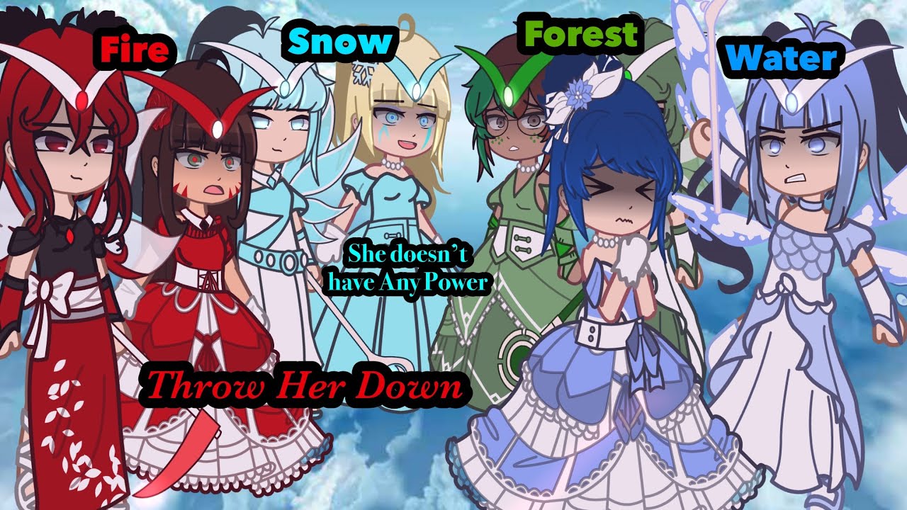 👑💧The Queen of The Elements ?! 🪨⚡️❄️/Meme //Old Trend// [MLB]🐞 🐈‍⬛/Gacha/Club/Life/ AU/GCMM