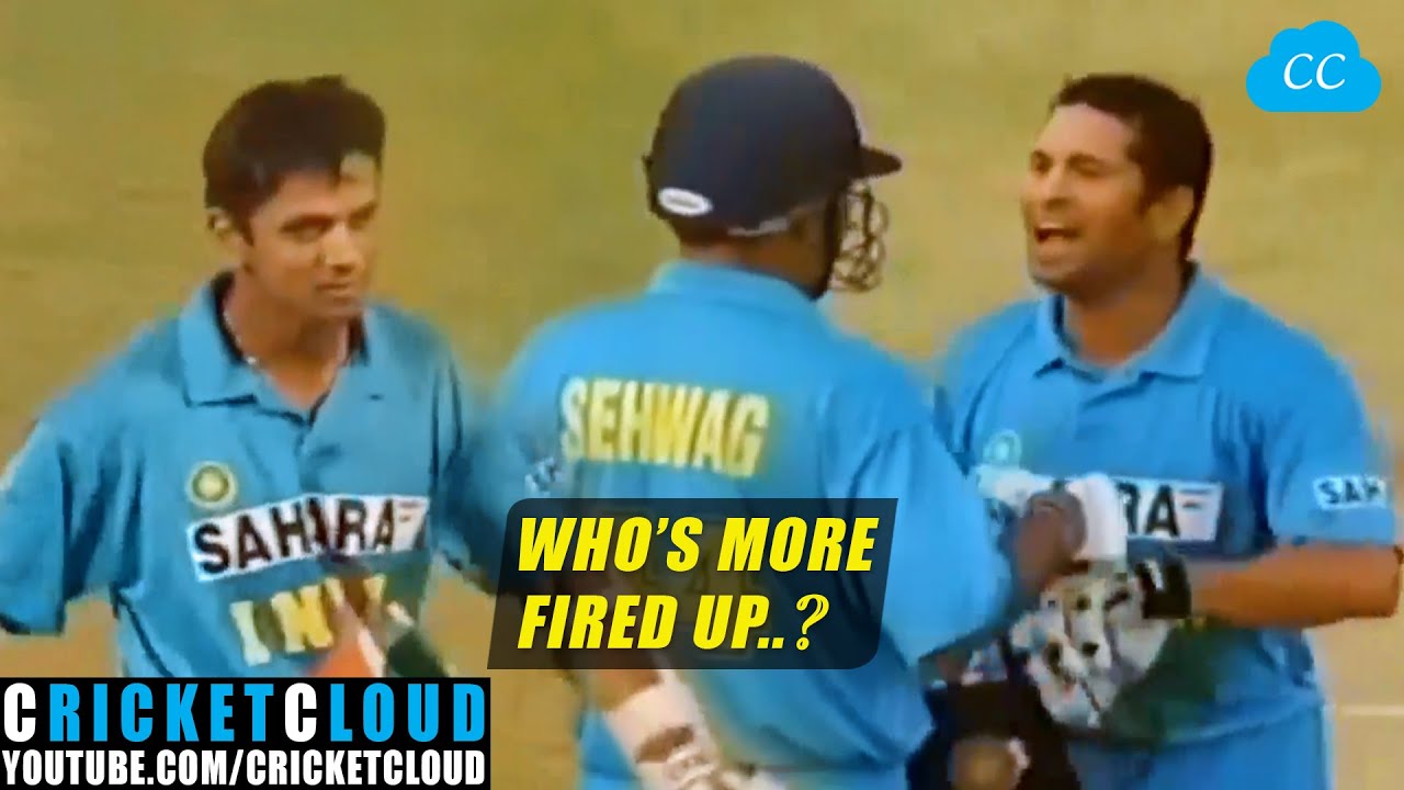 Sachin Sehwag Dravid Gone berserk | Semi-Final Fight | INDvNZ 2003 !!
