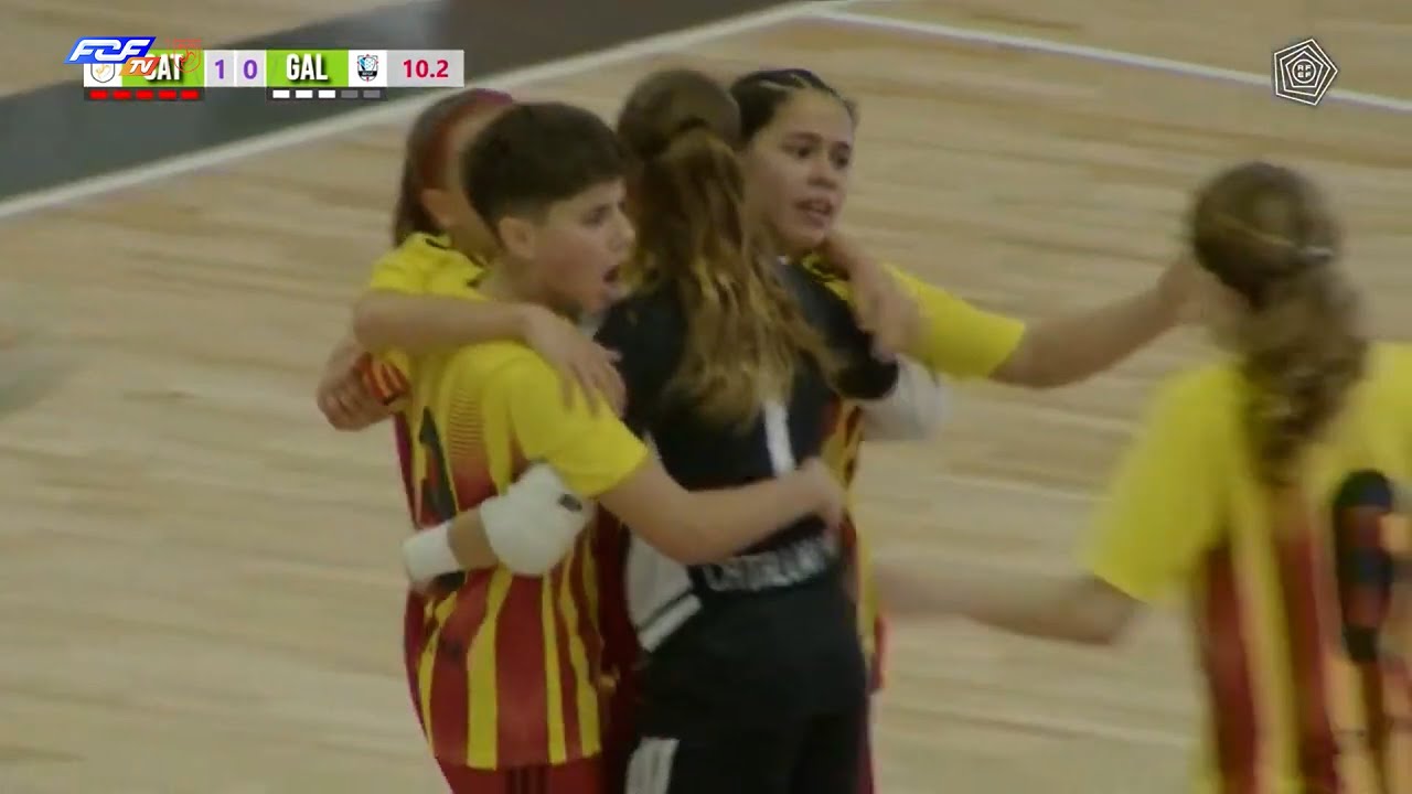 Resum Catalunya Galícia sub 14 Femenina  Primera Jornada Fase Única Campionat d'Espanya FS