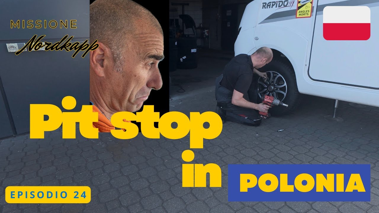 POLONIA-Ep.24 - CAMBIO GOMME IN POLONIA-Trakai- Bialystok - Bardejov - Capo Nord in  camper 4K
