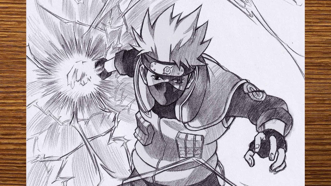 How to draw Kakashi - [Naruto] | step by step | Anime sketch