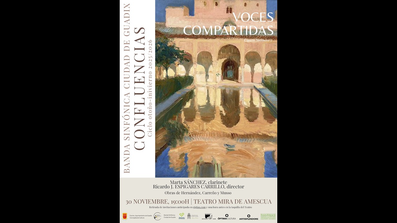 VOCES COMPARTIDAS - Sonidos de Granada - Música para Banda de Compositores Granadinos del siglo XXI