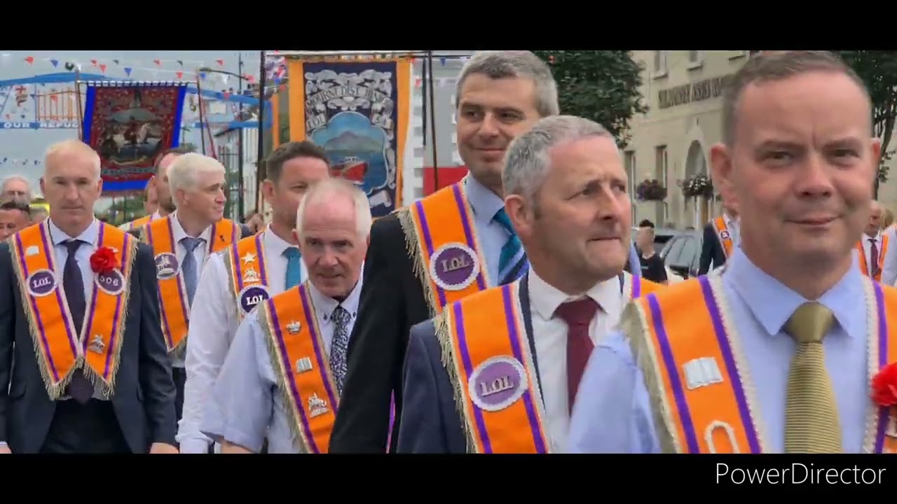 Mourne District Return Parade 12th July 2022 Kilkeel