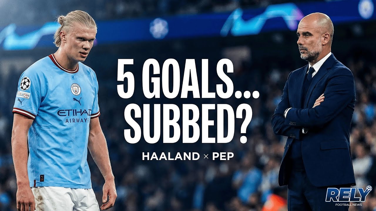 Why Pep Guardiola Took Haaland Off After 5 Goals 🤯 | The Truth Explained