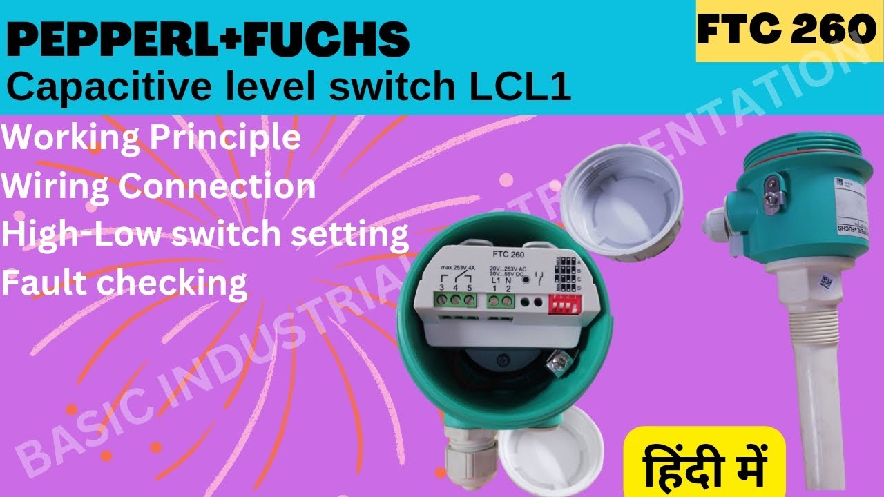 Pepperl+Fuchs Capacitive level switch Wiring & Switch setting #Pepperl+fuchs #levelswitch #switch